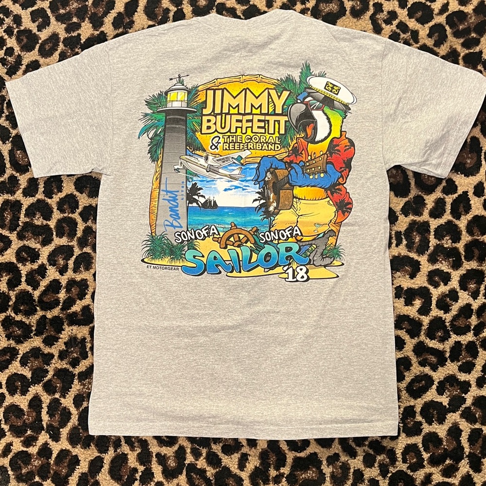 Jimmy Buffett 2018 Tour Backstage Crew T-Shirt